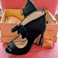 Miu Miu Black Velvet shoes with bows